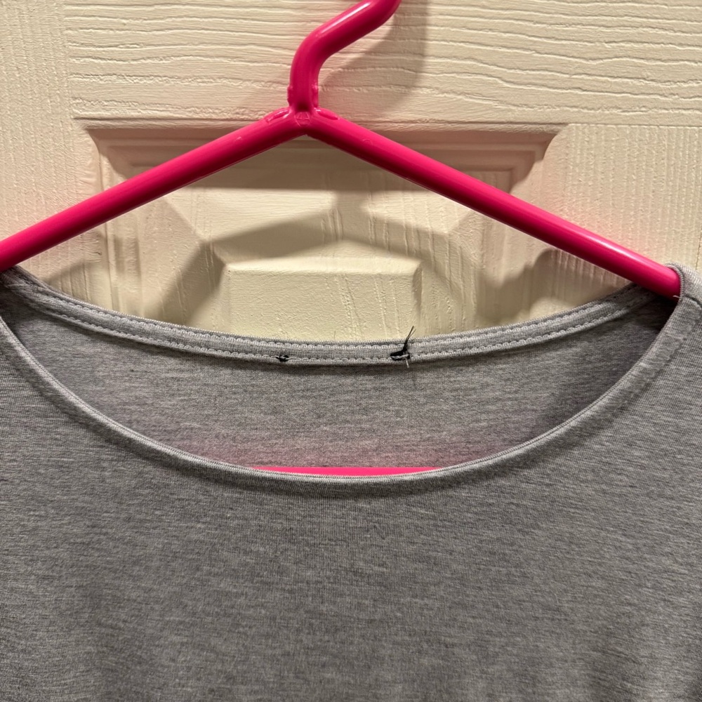 White Fox Boutique Only For Tonight Long Sleeve Top Grey Marle NWOT, NEVER WORN! - Picture 5 of 5